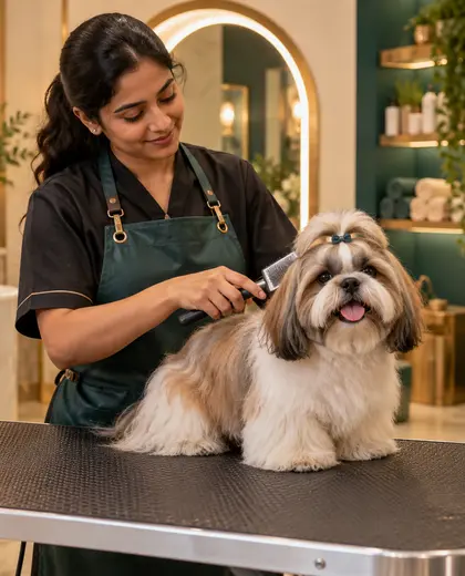 Fluffy Shih Tzu